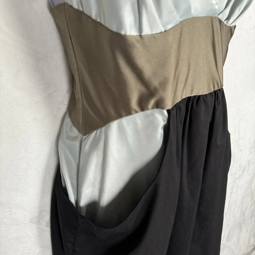 Saks 5th Avenue Iodice‎ Mini Dress Size XS Racerback Colorblock Sexy Party